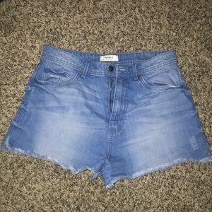 Denim shorts